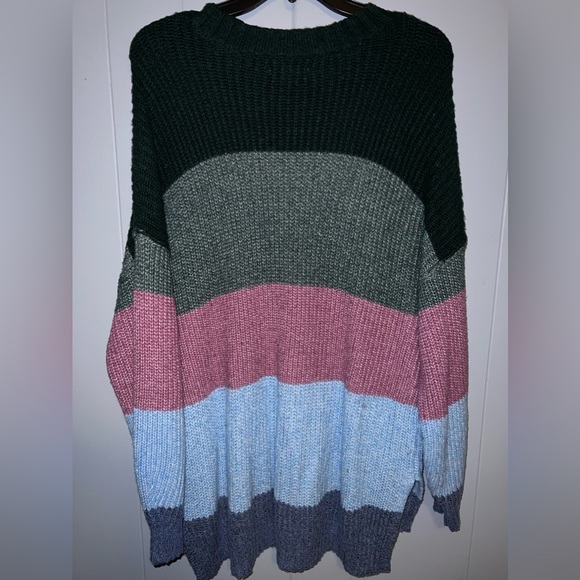 American Eagle color block sweater - Picture 6 of 7